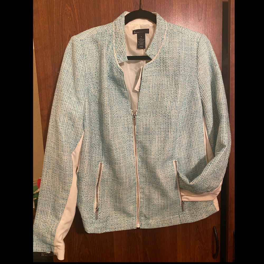 NWT LANE BRYANT PLUS SIZE TWEED BLAZER JACKET